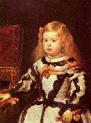 Diego Velazquez Tochter Philipps IV oil on canvas